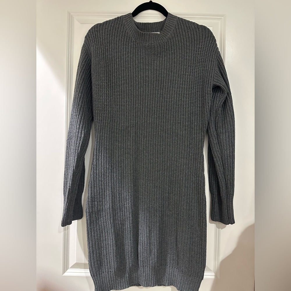 Dark Grey Tunic Dress SZ Small